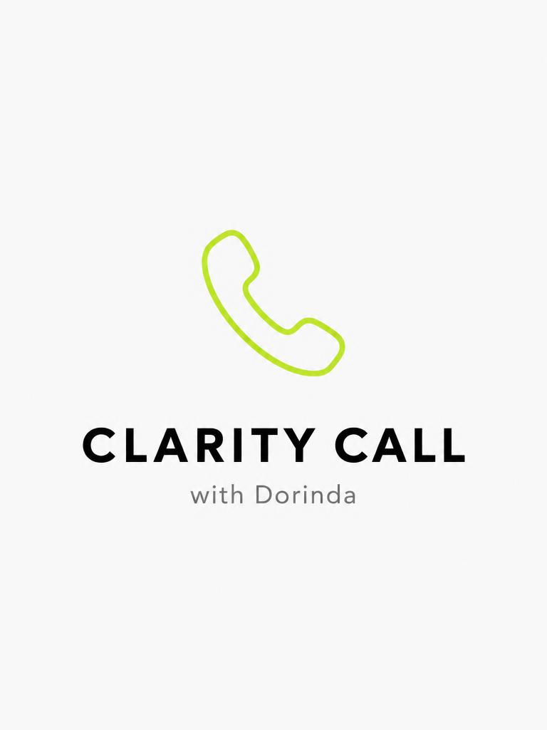Clarity Call with Dorinda, one hour, GH₵100